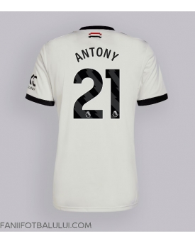Manchester United Antony #21 Tricou Fotbal Replică 2024-25 Barbati Treilea